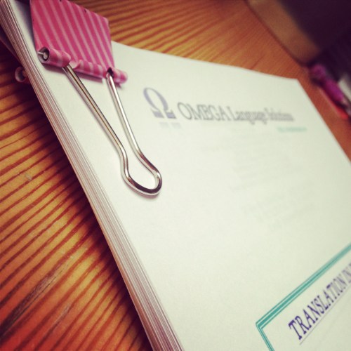 I started my own business, Omega Language Solutions!