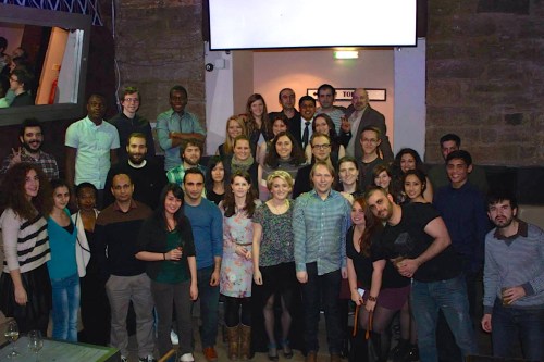 Presidents should always be short, so they can stand front and centre.